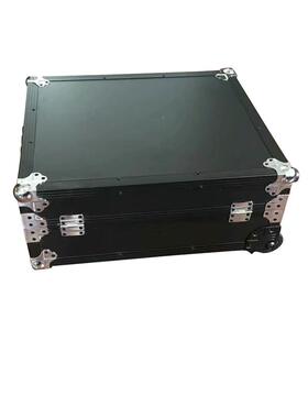 厂家制作全黑空箱航铝合金拉箱飞机IHH模型具箱大号工箱减震仪器