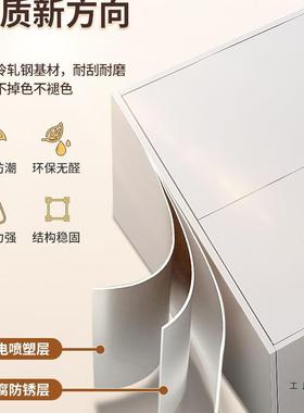 阳台储柜靠墙一行体李箱收柜物家用防晒纳大容量杂物柜衣LGL柜铁