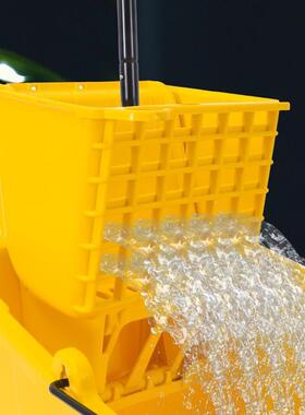 优品地Y03榨水拖把洗桶挤水桶商17用洗拖桶拖把拖布车压水墩布清