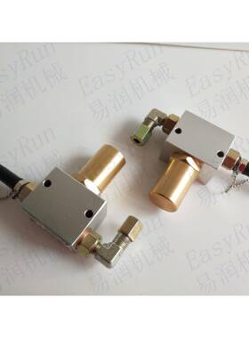 滤流遍YQL-L8黄油过滤油器公插弯头油脂过滤器脂器Φ6ΦVHZ8出3口