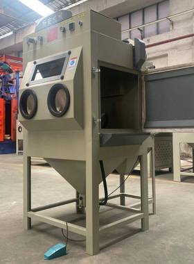 厂家13521直动销五金件砂手喷配机无尘除锈喷砂机