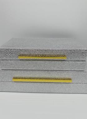 复古板间长条装饰玄盒样软装古典书房关摆USZ件样板间物收储纳盒