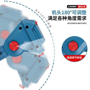 跨4841境伸杆缩高枝锯高空剪段电动长插接式高枝剪园林修枝分式加