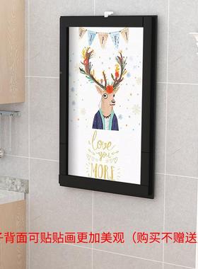 壁画式折叠桌餐桌户型家用简约操作台伸48167隐形壁墙上缩桌小挂