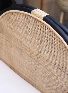 藤编沙发椅子椅阳家台用42688休闲靠背椅藤椅子诧编寂风天然藤家