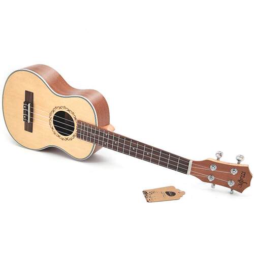 26寸云杉电箱EQ尤克里ukulel版e乌克丽吉丽四弦CS-YS200琴小里他