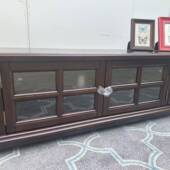 电视柜美式 储收落地家 乡村实木小户轻物奢客厅茶几组合复型纳古