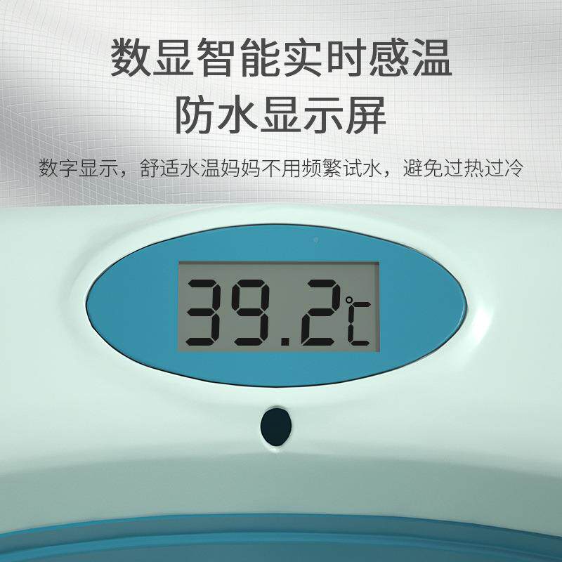 宝加宝厚塑料洗盆新生儿加婴幼儿沐浴桶澡大儿童坐躺折叠GDX浴盆