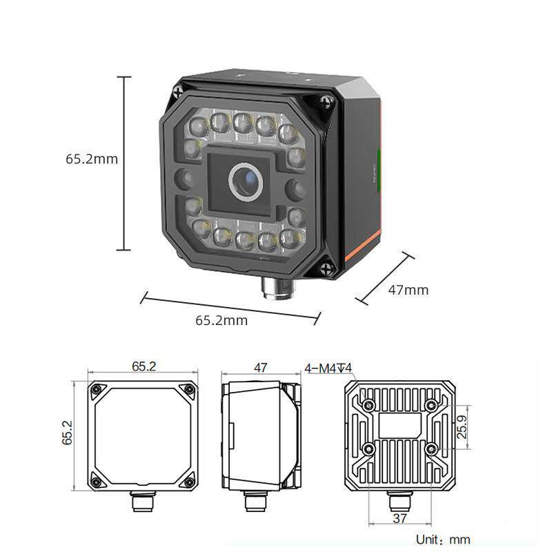 666XT8131产可线分拣拍照速扫码器高产品缺陷机视觉相机工器业扫
