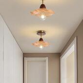 花朵吸顶灯法阳式 复过道台走古廊入户玄关间美式 FTK衣帽灯具