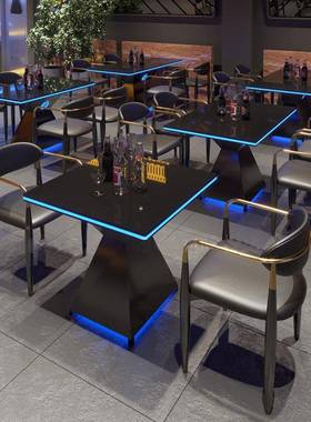 复古清光吧酒馆l小ivxhjj005eh散ouse休闲桌椅组合酒吧台ktv卡座