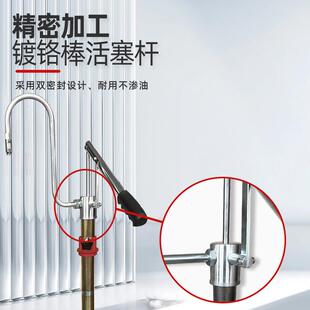 型手压油泵大桶齿轮油插桶手金压泵全铝式合泵体汽352车压杆式S油