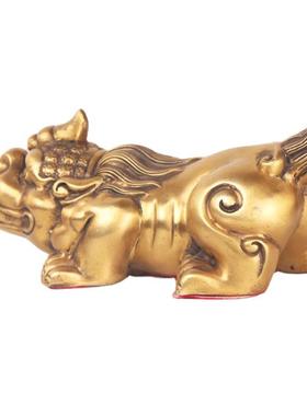 铜貔貅家31331办公室件摆厂家咬钱居貔貅吃米貔貅