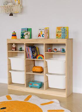幼儿园12995玩绘置具物架儿童房收架杂本物收纳柜蒙氏儿童房纳收