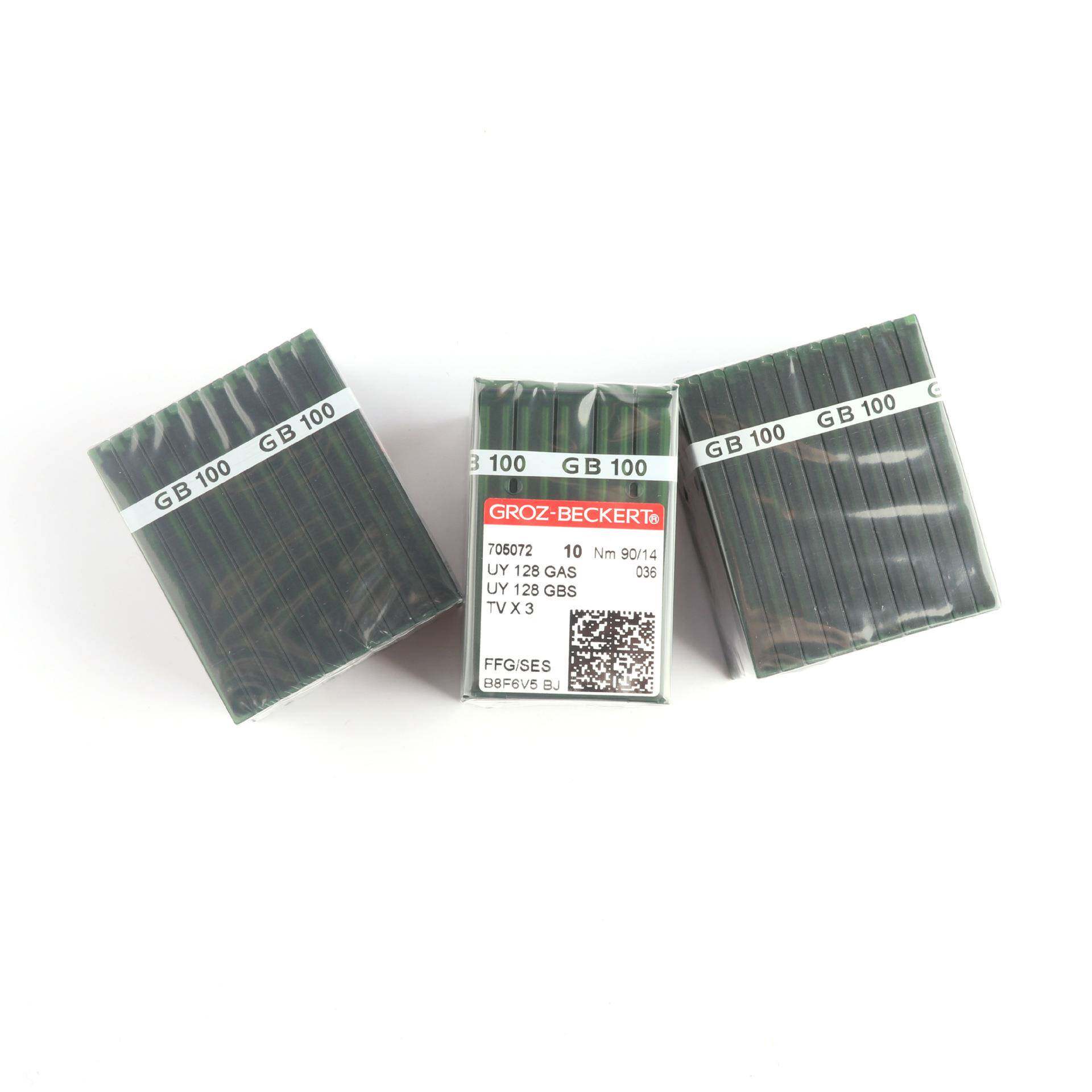 格罗机茨UY128GAS三针五本线机针冚UY128车绷缝机缝纫机针三车针