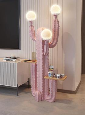 仙人掌开花大型落摆件地客玄厅沙发56112旁托盘收纳卧室衣关帽架