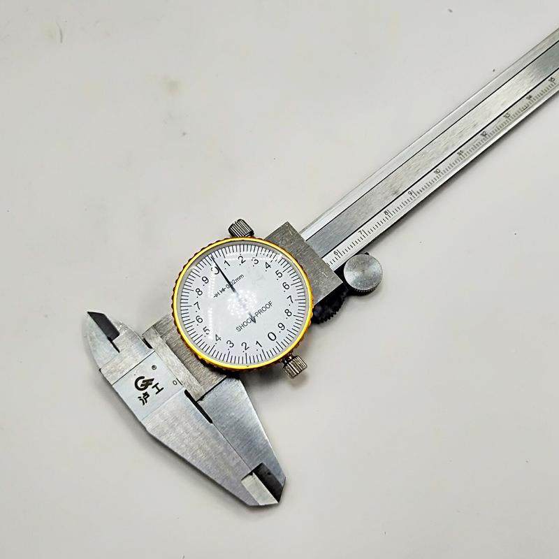 上海311泸工0带/表游标卡尺0-150mm/0-20m0-300mmm带表卡尺深度卡