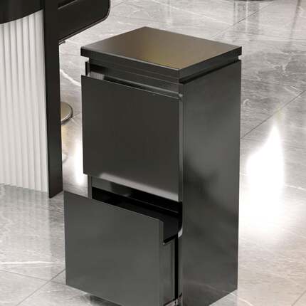 理发店工具柜不锈柜发钢美工柜子发廊工具台LIB收纳具储物带抽屉