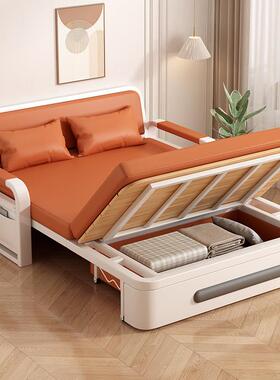 折叠型沙发床两用新款小户客厅沙发阳台多网功QKA能红人伸缩单床