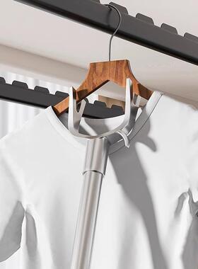 ?衣杆用晾衣杆可伸加长款IIZ衣叉丫不锈钢晒缩家衣杆阳台挑挂撑凉