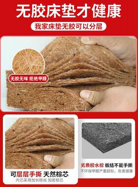 床天然椰棕垫1.床5XSJm榻棕榈垫垫租房专用环保经济型儿童折叠榻