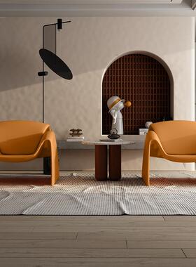 欧美中东闲闲沙发椅公区休沙休闲发懒人沙发休洽谈EAD椅螃蟹椅