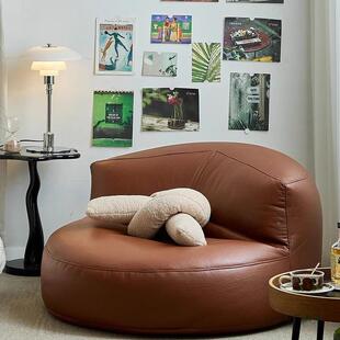 人沙发可躺可睡懒客厅人榻VHC榻单米靠网背椅卧室豆袋红阅读沙发