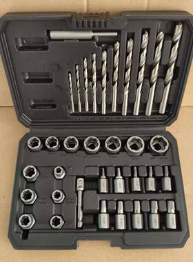 5PC取套出器装断丝螺母取3XXK出器多功能螺母拆卸工反牙套筒汽修