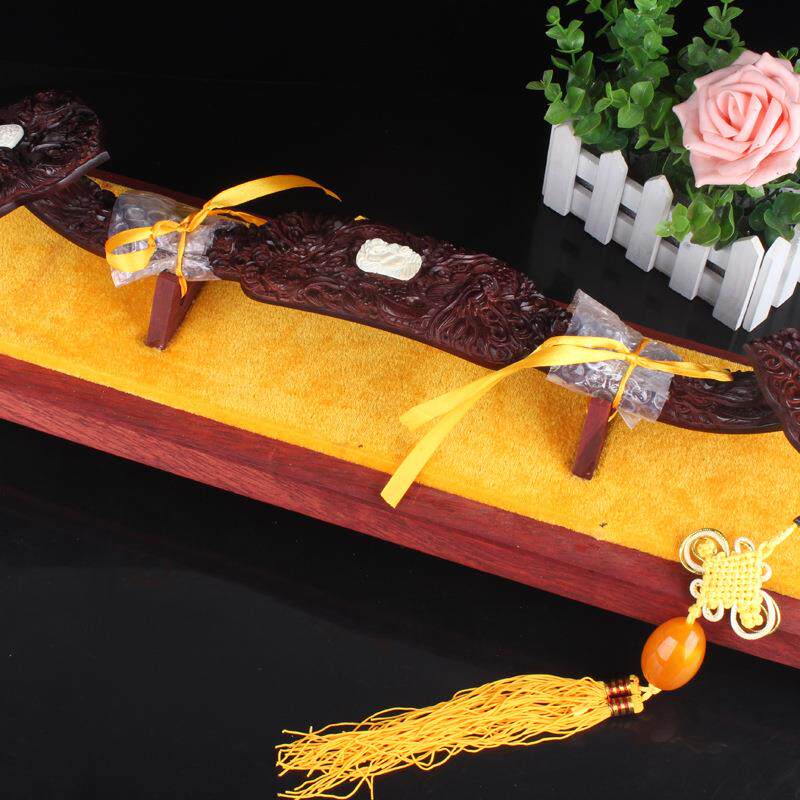 JKB精美印度小叶紫檀工家艺藏品如意摆件木雕/居送礼/收【万事如