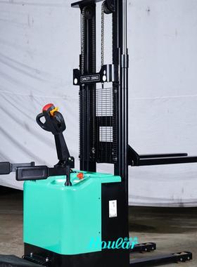 站驾式全自动升降叉车CDD1816堆货叉车2吨升2.5米全电动升高车