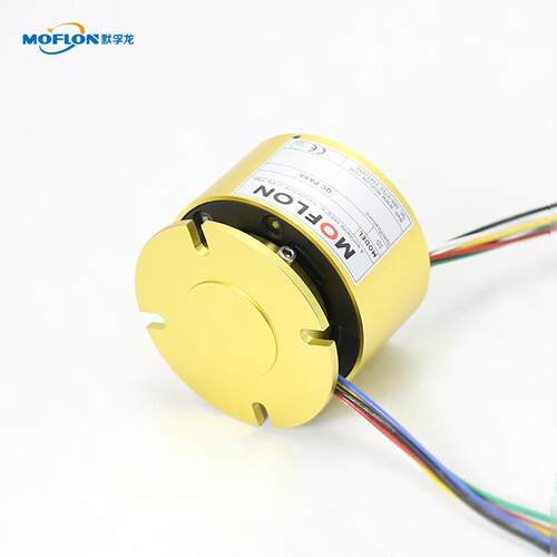 MZ056F系列转子法兰集电环导电滑环2-8多通路法兰安装侧面出线