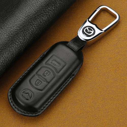 适用马自达钥匙套真皮马3昂克赛拉马6阿特兹CX4CX8CX-5汽车钥匙壳