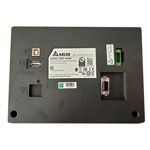 电容人机界面触摸屏DOP-107BV新款台达MODEL人机界面触摸屏可