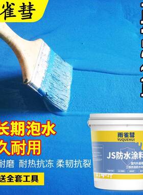 JS防水涂料卫生间厨房阳台防水材料内外墙平方厕所防水胶补漏屋顶