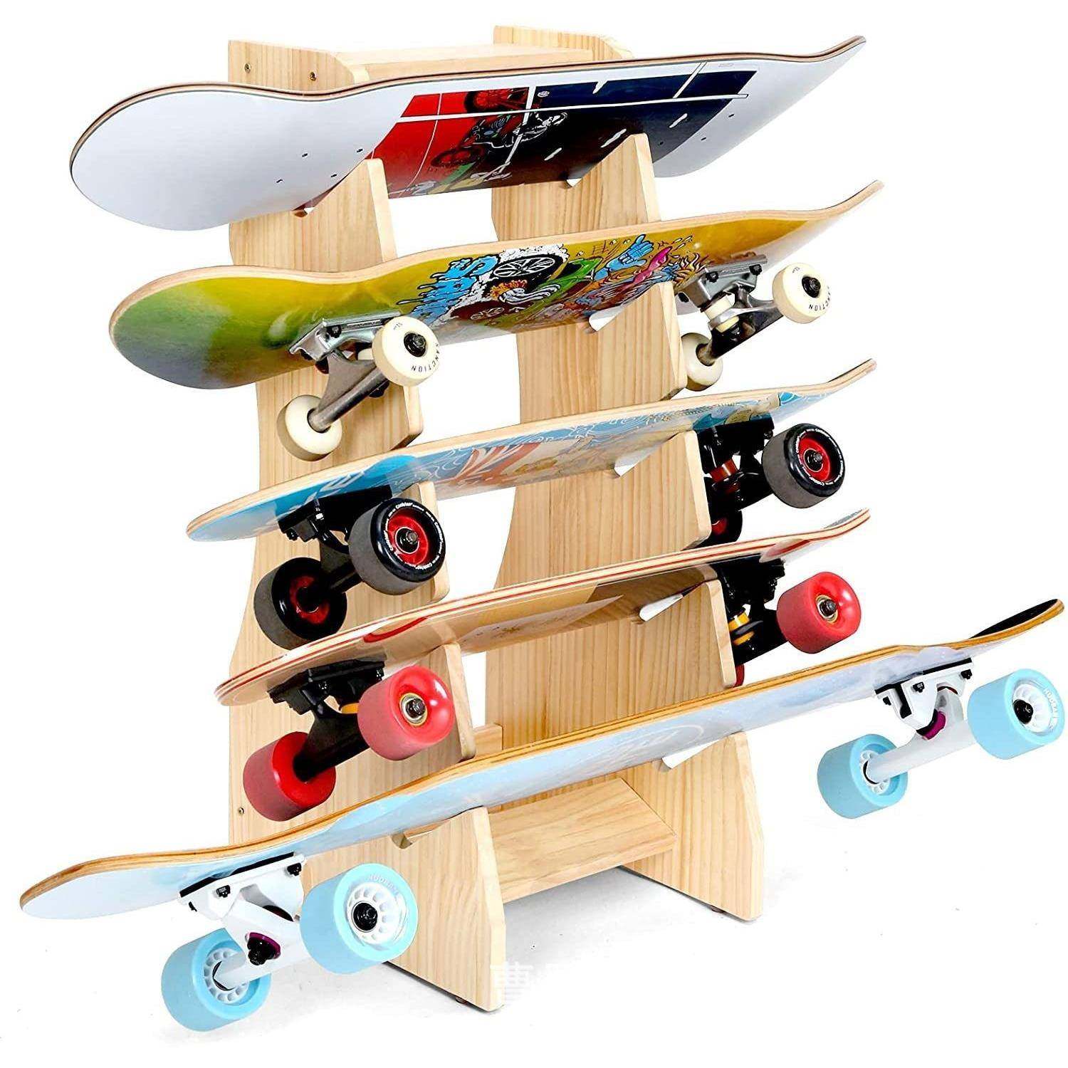 木制置物架滑板店滑板收纳整理架家用滑板木板置物架陈列展示架,收纳整理,烫衣板及配件,淘宝优惠券,粉丝福利购,淘宝优惠卷