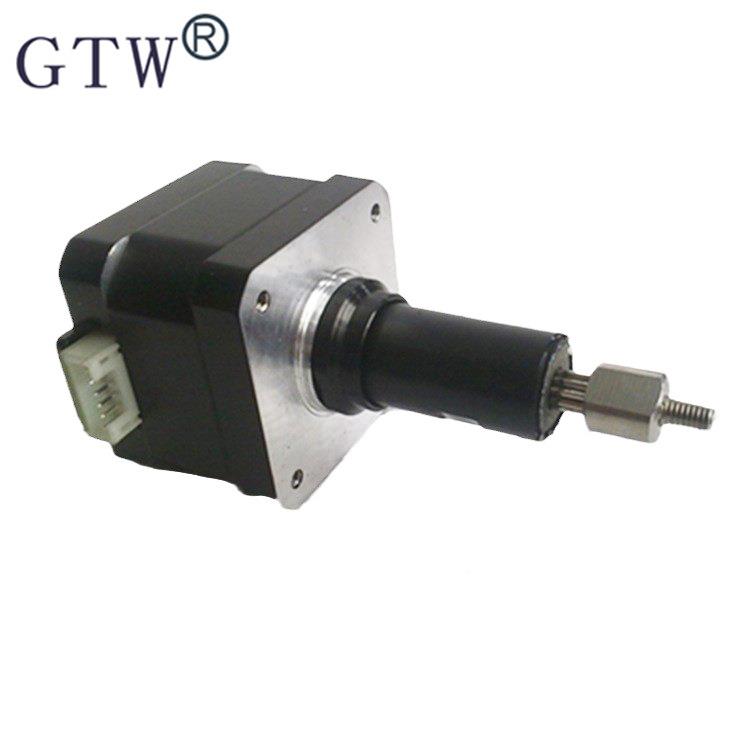 42线机固定轴式步进电混相合式两步进电直机4242固定轴推杆马达