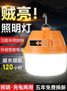 ?充照电灯RFN25721户外露家用移动式地摊灯营停电led应急明灯泡摆