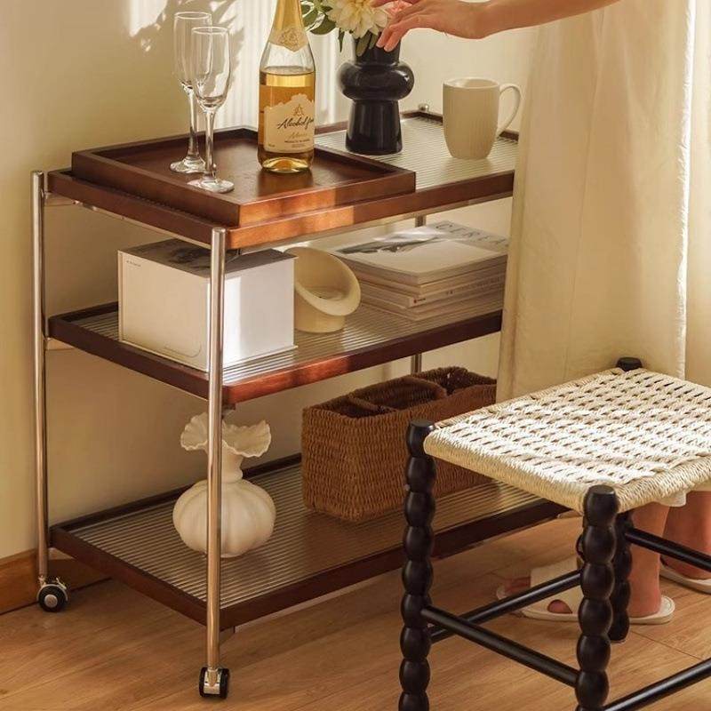 复中桌古可移动客滑轮沙发侧柜茶边几子玻璃小推餐车-家用厅置物,基础建材,脚轮/万向轮,淘宝优惠券,粉丝福利购,淘宝优惠卷