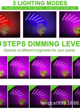 2025CFD潮款室植内光e谱全ld物灯5头5管定时100W植物生长灯