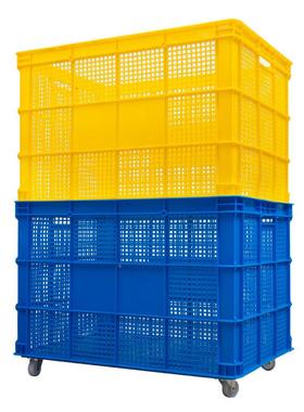 CME塑料筐快递物流框车间仓库货架周货工转箱业风装加包厚水果框