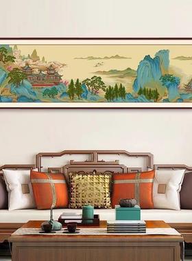 非十字绣2025新款客厅中式阁古典大苓岩绮刺绣线80108绣自己幅绣