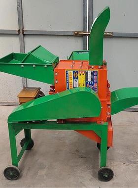 甘肃10934新粉型铡机家用两相碎草揉草丝机青电贮秸秆碎铡草机