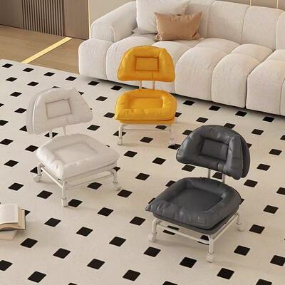 滑轮凳子万HTA向轮小凳子小家用矮凳背板凳茶沙发凳几带轮儿童靠