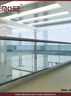 厂家出口5铝合固金U槽玻璃栏杆厚度11mm坚可夹2-19m633m钢化玻璃