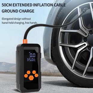 车载充气泵无线电XFU动打气自泵9缸1汽车充气泵打动充停轮胎气泵