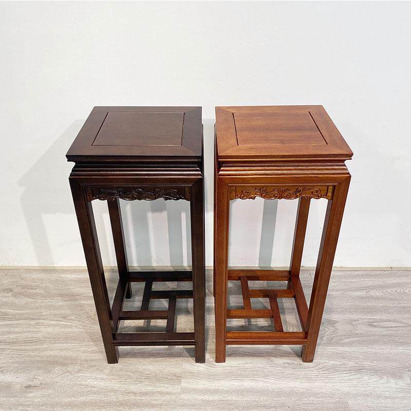 金花实木花架新中式用物客665厅办公梨室仿古花几室内置家架盆景