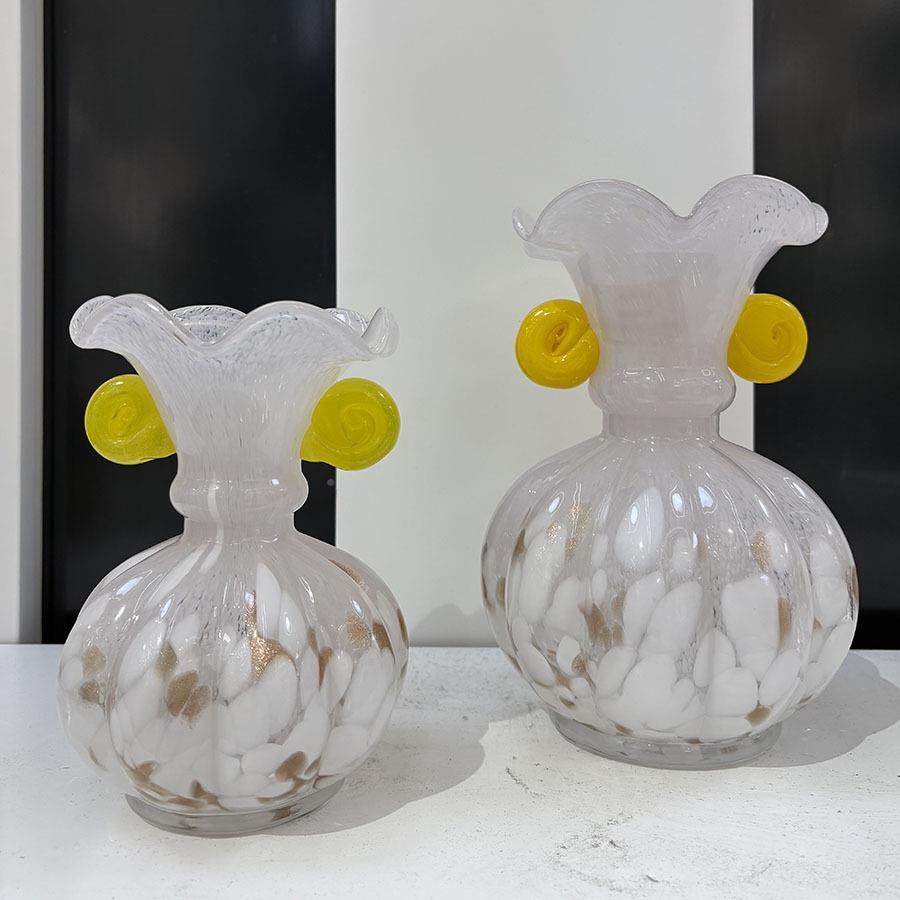 中古琉璃花瓶摆工件装器饰家饰艺品玻无品牌/璃花插花风瓶客厅餐