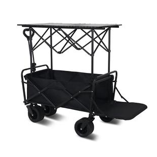 70F露营车推Y车F766S8J7营地摆车拖车户外野餐车野营手拉车小推车