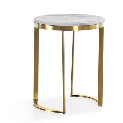 奢大理石沙发边几客钢厅置简物架53827小茶几约不锈边柜小轻桌子