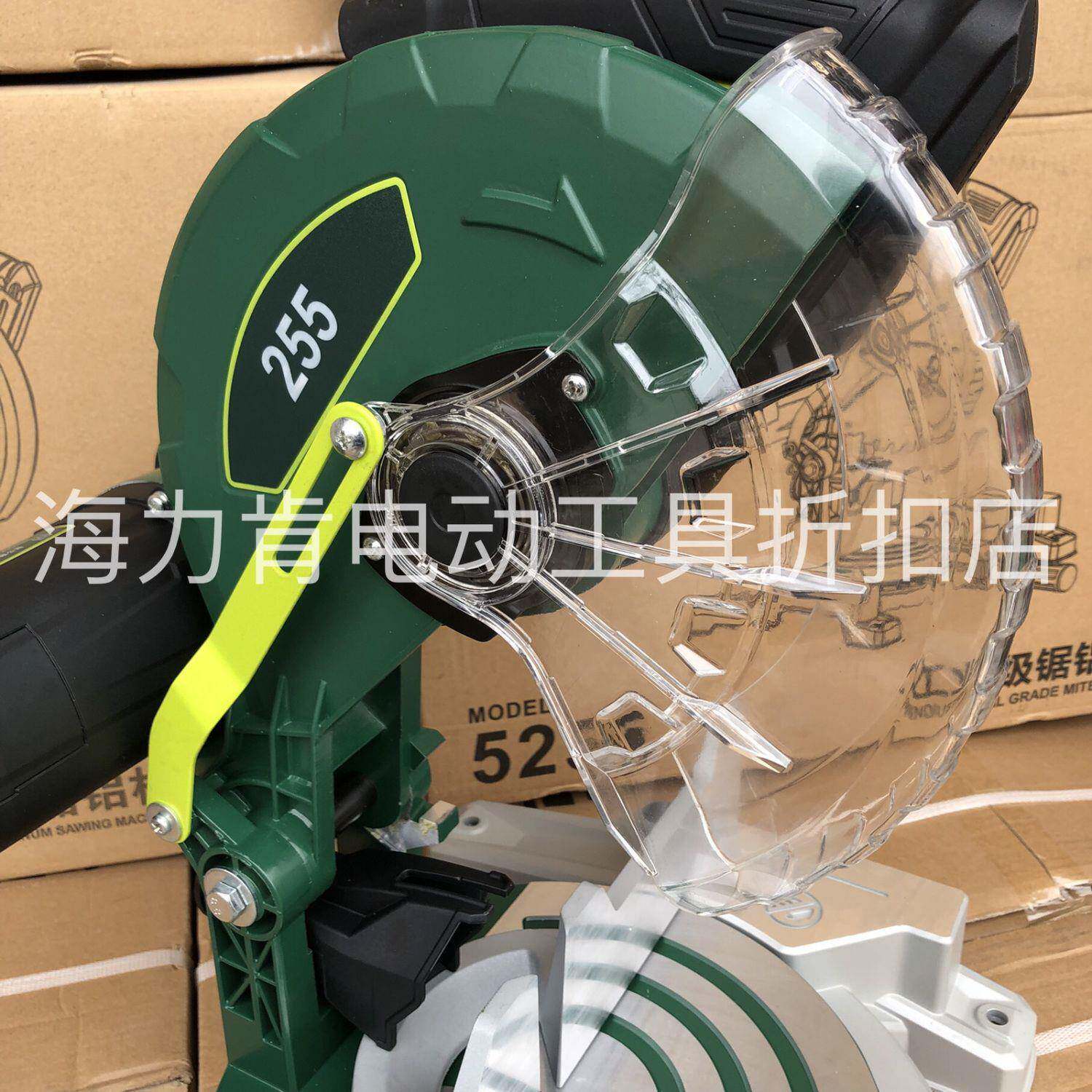 弘正525锯铝机25D10寸木工材切铝割机455度斜5切界铝机BGL1800W